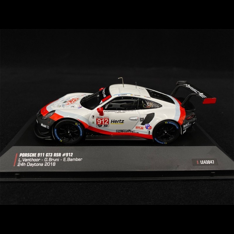 Modèle Réduit 1/43 Porsche 911 RSR N°2 – 24H Du Mans 2018 Par IXO – NEUF