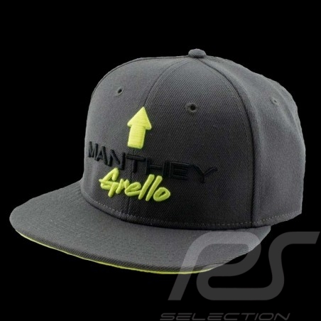 Manthey-Racing Grello Cap flat visor grey / yellow MG-20-030