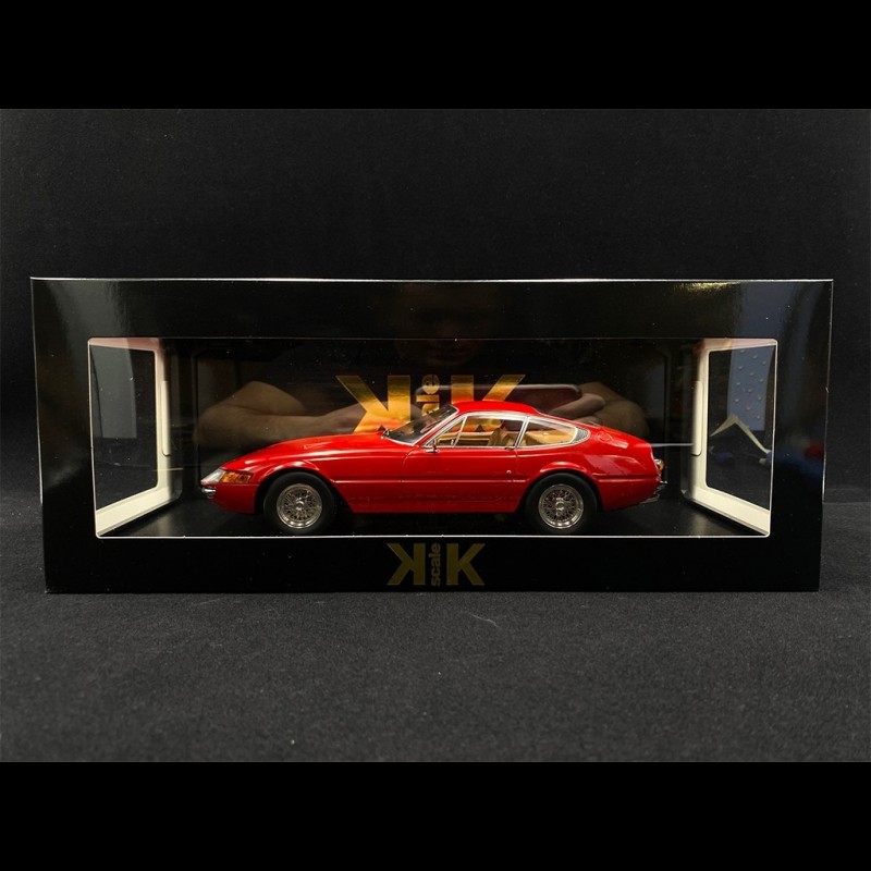 Ferrari 365 GTB Daytona Coupe 1969 Red 1/18 KK Scale KKDC180581