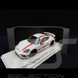 Porsche 718 Cayman GT4 Sports Cup Edition blanc / rouge 1/43 Minichamps WAP0204140LEXC