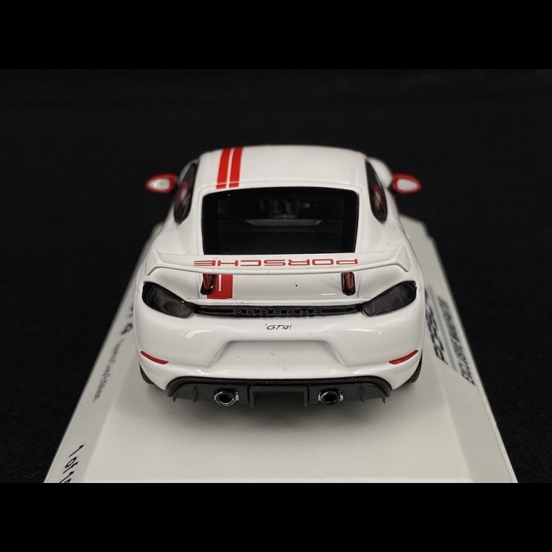 Porsche 718 Cayman GT4 Sports Cup Edition white / red 1/43