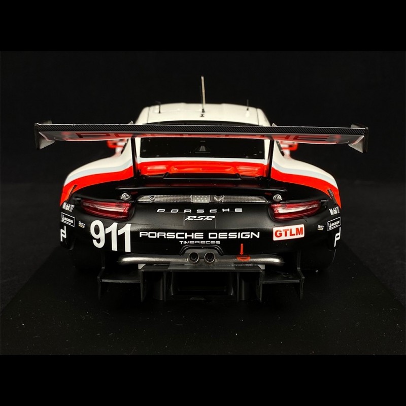 Porsche 911 GT3 RSR Type 991 n° 911 24h Daytona 2018 1/18 IXO-MODELS GT18001