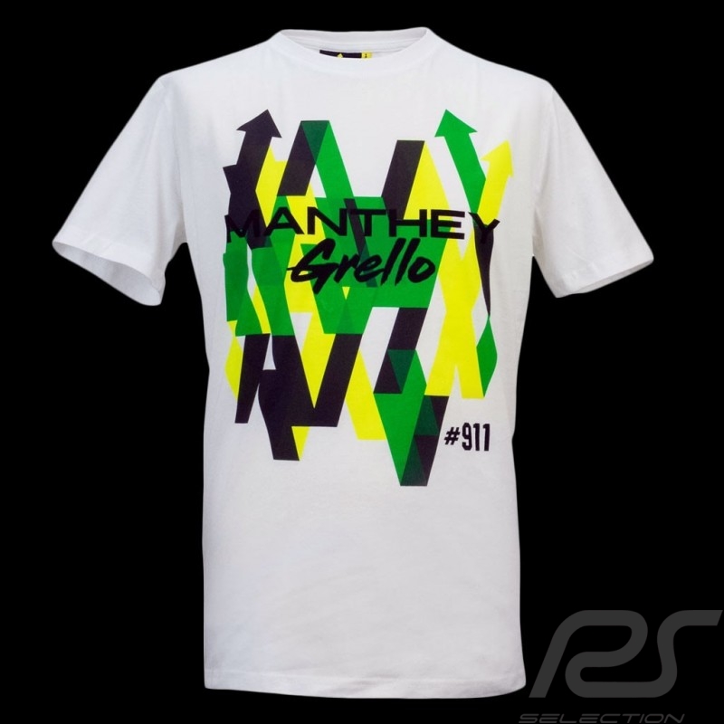 T-shirt Porsche Manthey Racing Porsche 911 GT3 R Grello Blanc - homme