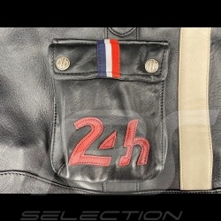 Grand Sac Cuir 24h Le Mans - Noir 26061
