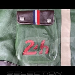 Sehr Große Ledertasche 24h Le Mans - Rot 26062