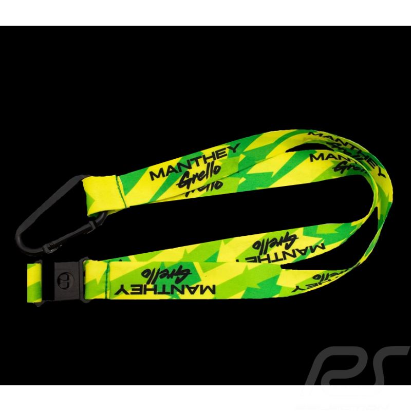 Porsche Manthey racing Schlüsselring Halsband Gelb / Grün 911 GT3 R Grello