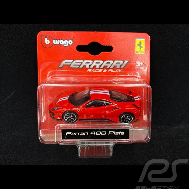 Ferrari 488 Pista Rouge 1/64 Bburago 56000