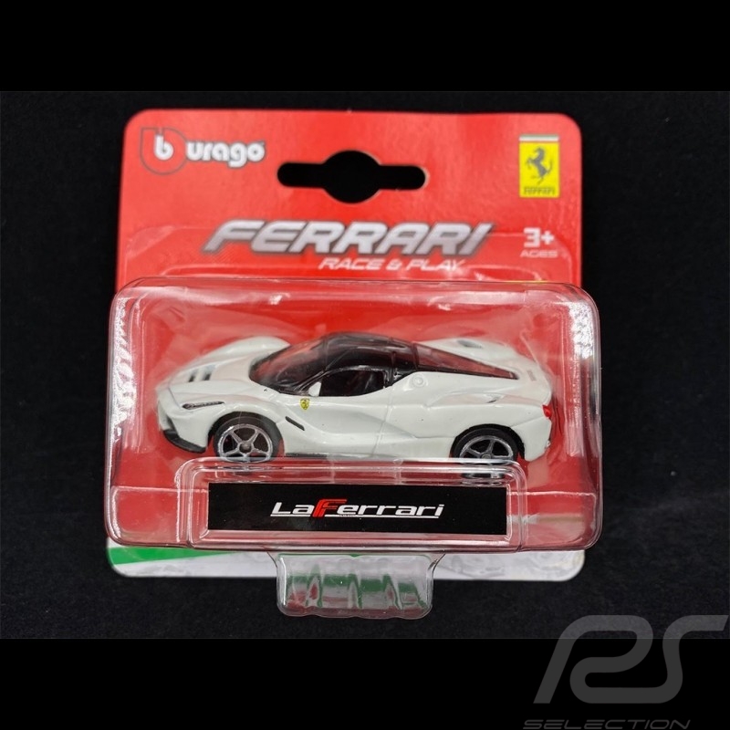 Ferrari LaFerrari 2013 White 1/64 Bburago 56000 Ferrari LaFerrari 2013 White 1/64 Bburago 56000