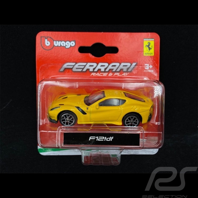 Ferrari F12 TDF 2015 Jaune 1/64 Bburago 56000