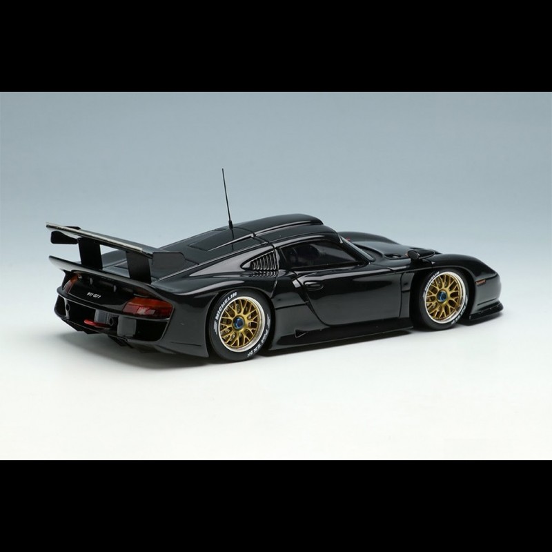 Porsche 911 GT1 Evo Type 996 1997 Black 1/43 Make Up Vision EM329E