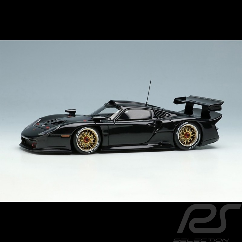 Porsche 911 GT1 Evo Type 996 1997 Schwarz 1/43 Make Up Vision EM329E