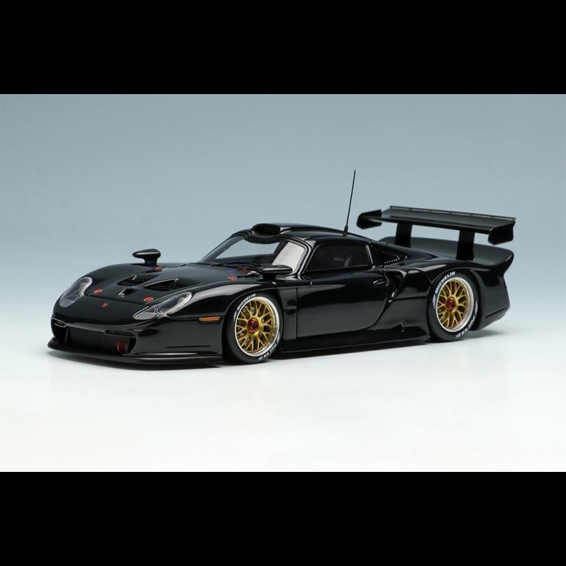Porsche 911 GT1 Evo Type 996 1997 Black 1/43 Make Up Vision EM329E