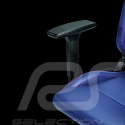 Siège de bureau ergonomique Sparco Martini Racing bleu Fauteuil confortable