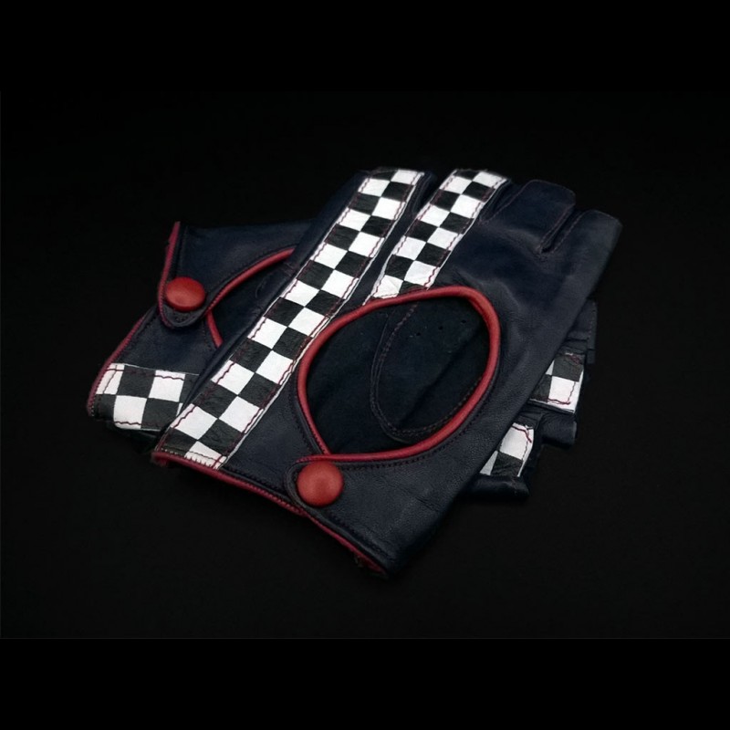 Gants Sans Doigts Femme En Similicuir PU - Mitaines De Conduite, Sport, Cosplay - Noir, Taille Unique Réglable - 6