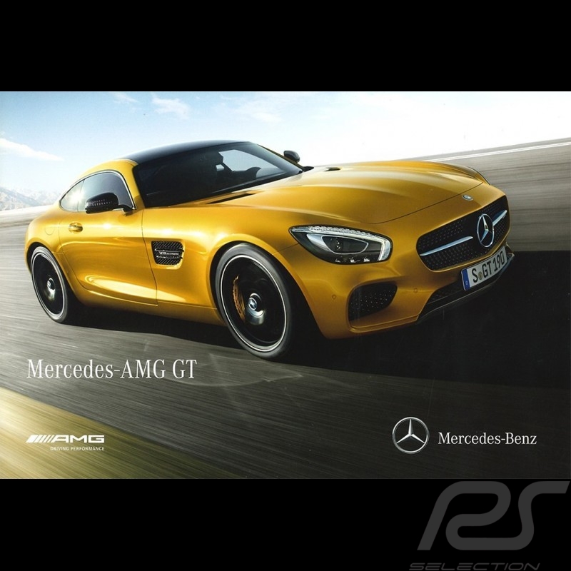 Mercedes Broschüre Modellreihe Mercedes - AMG GT 2014 10/2014 in Französich MEGT4000-01