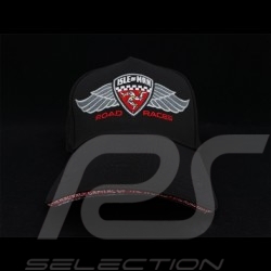 Casquette Isle of Man Road Races 2020 Tracé de Route noir / rouge - Enfant 20IOM-KIDS BBC
