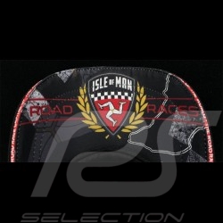 Casquette Isle of Man Road Races 2020 Tracé de Route noir / rouge - Enfant 20IOM-KIDS BBC