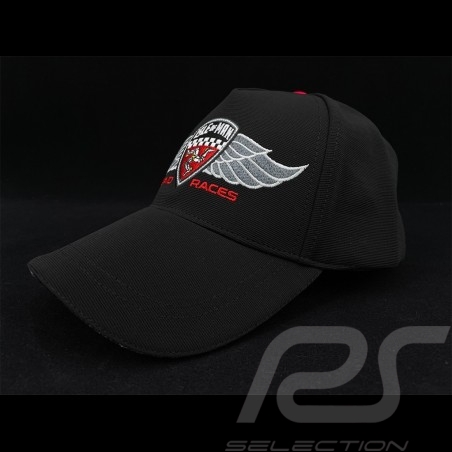 Casquette Isle of Man Road Races 2020 Tracé de Route noir / rouge - Enfant 20IOM-KIDS BBC