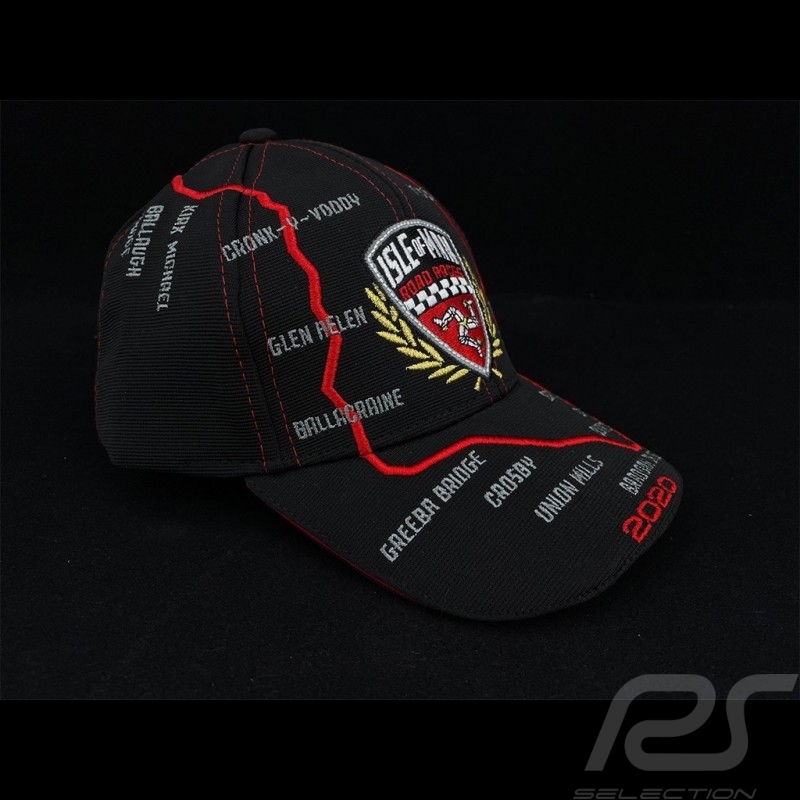 Isle of Man Road Races 2020 Straßenrennen Cap schwarz / rot - Kinder 20IOM-KIDS BBC