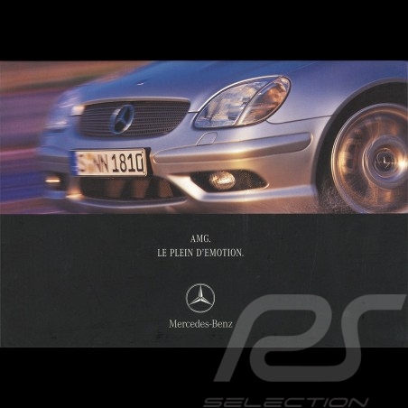 Brochure Broschüre Mercedes-Benz AMG Le Plein d'Emotion 2001 02/2001 en français AG004033-01