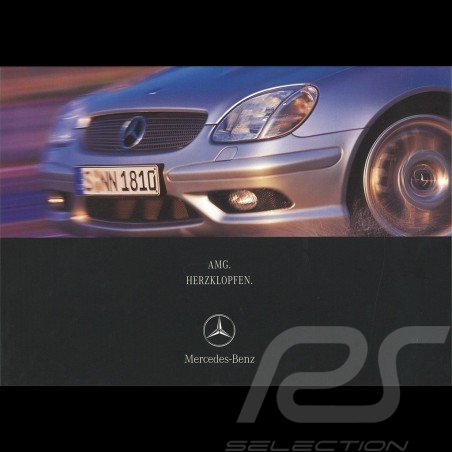 Brochure Broschüre Mercedes-Benz AMG Herzklopfen 2001 02/2001 en allemand AG004033-02