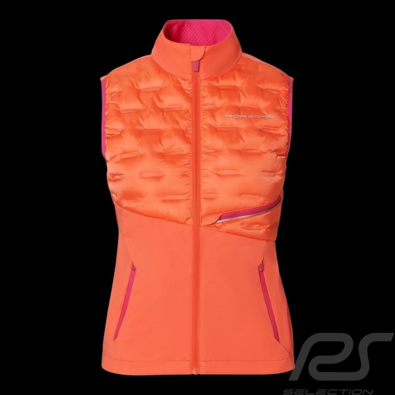 Porsche Jacket Sports Collection Sleeveless vest Coral pink WAP536M0SP - women