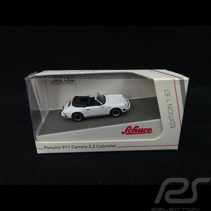 Porsche 911 Carrera 3.2 Cabrio Grand Prix Weiß 1/87 Schuco 452659800