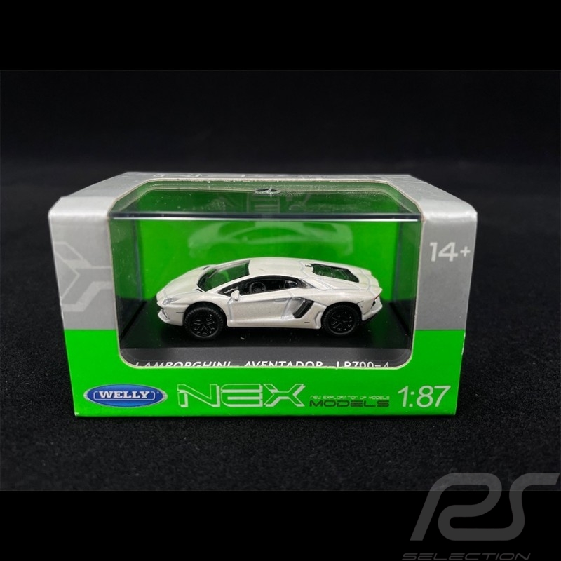 Lamborghini Aventador LP700-4 Weiß 1/87 Welly 73146SW