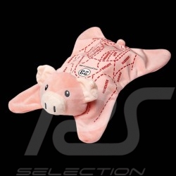 Doudou Porsche Cochon rose Pink pig plush comforter Rosa sau teddybär schmusetuch en peluche polyester WAP0400020M0ST