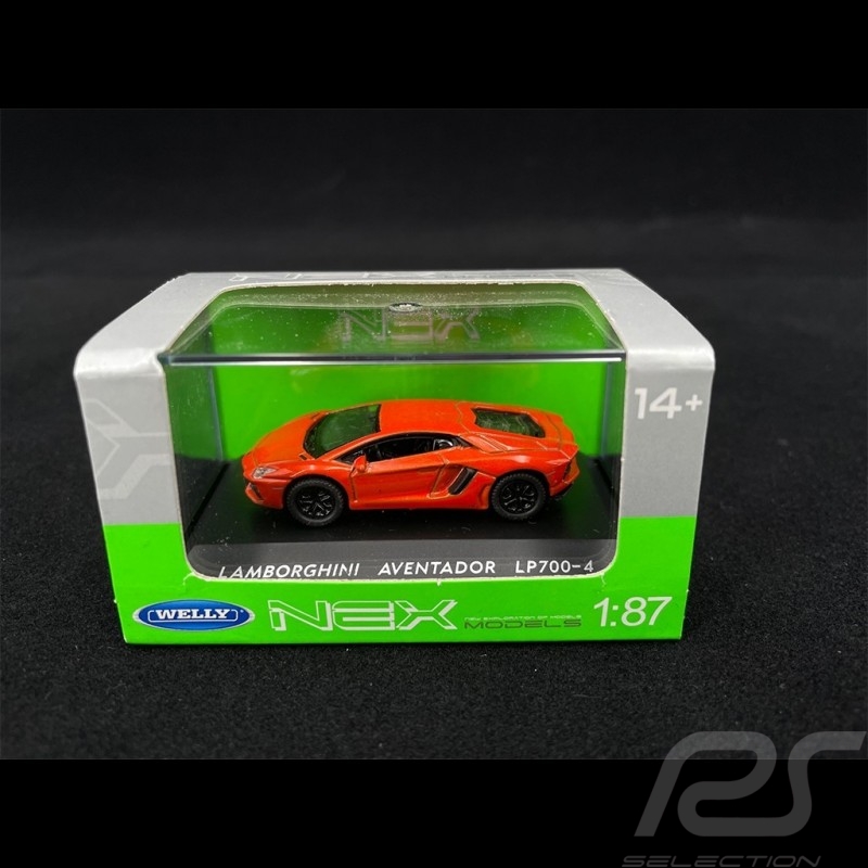 Welly 1:36 Lamborghini Aventador LP700-4 Diecast Model Car New in Box Orange 