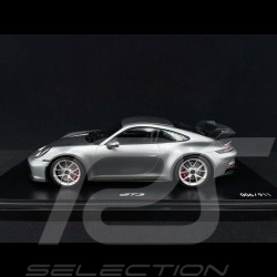 Porsche 911 GT3 type 992 2021 gris GT métallisé Silber Silver 1/18 Spark WAP0211490M003