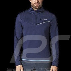 T-shirt Porsche Sports Collection manches longues Bleu marine WAP533M0SP - homme