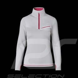 Porsche T-Shirt Sports Collection Langarm Grau / Pink WAP536M0SP - Herren