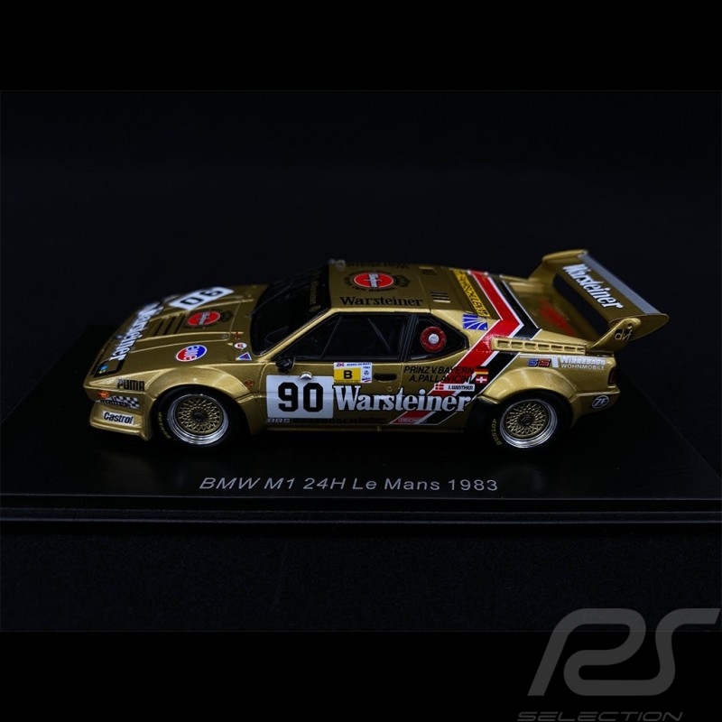 BMW M1 n° 90 24h Le Mans 1983 1/43 Spark S6407
