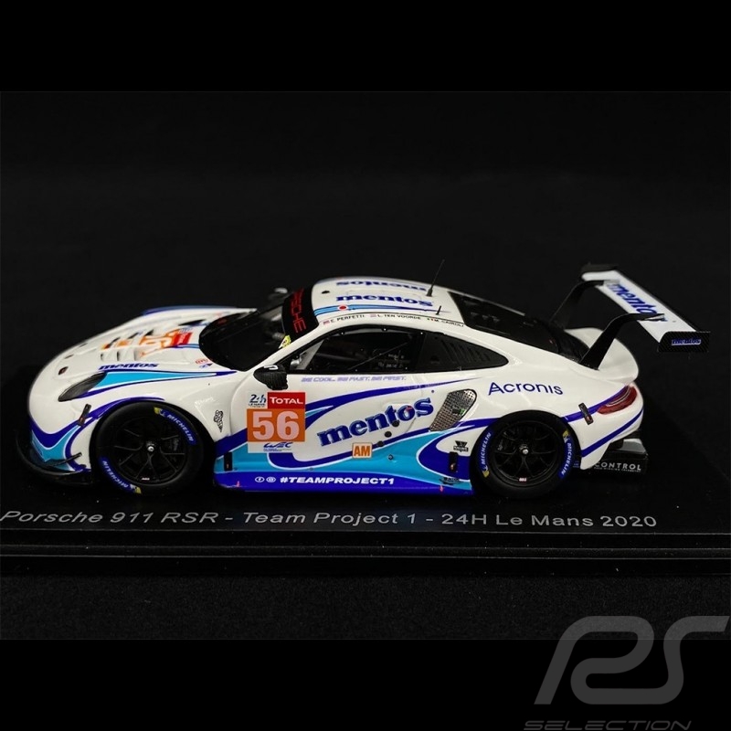 Porsche 911 RSR Type 991.2 n° 56 24h Le Mans 2020 1/43 Spark S7987