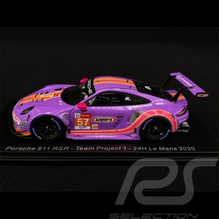 Porsche 911 RSR Type 991.2 n° 57 24h Le Mans 2020 1/43 Spark S7988