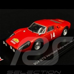 Porsche 904 GTS n° 14 Winner Routes du Nord Rally 1965 1/43 Spark SF164