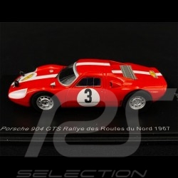 Porsche 904 GTS n° 3 Routes du Nord Rally 1967 1/43 Spark SF165