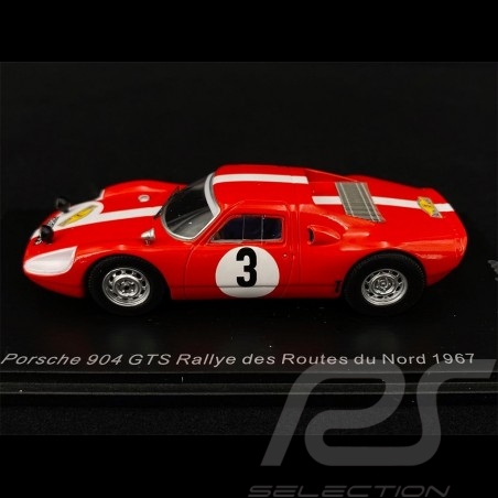 Porsche 904 GTS n° 3 Routes du Nord Rally 1967 1/43 Spark SF165