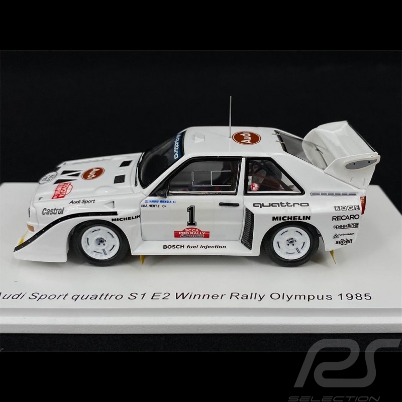Audi Sport Quattro S1 E2 N° 1 Winner Olympus Rally 1985 1/43 Spark S7896