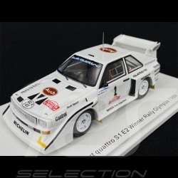 Audi Sport Quattro S1 E2 N° 1 Winner Olympus Rally 1985 1/43 Spark S7896