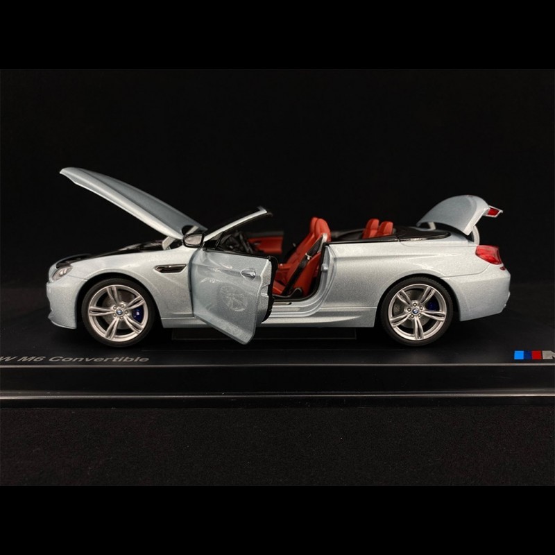 BMW M6 Cabriolet F12 Silverblue 1/18 Paragon 80432253656