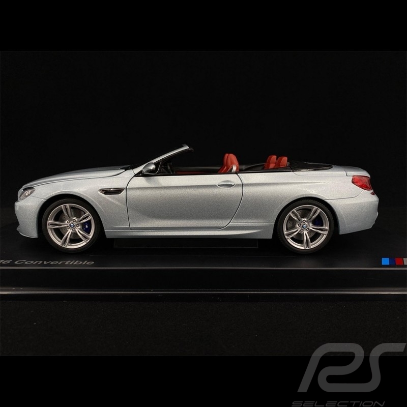 BMW M6 Cabriolet F12 Silverblue 1/18 Paragon 80432253656