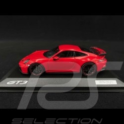 Porsche 911 GT3 type 992 2021 rouge Indien 1/43 Minichamps WAP0201510M006