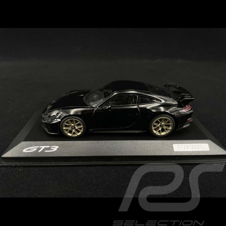 Porsche 911 GT3 type 992 2021 tiefschwarzmetallic 1/43 Minichamps WAP0201520M007