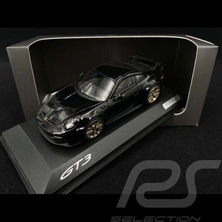Porsche 911 GT3 type 992 2021 noir intense métallisé 1/43 Minichamps WAP0201520M007 deep black tiefs