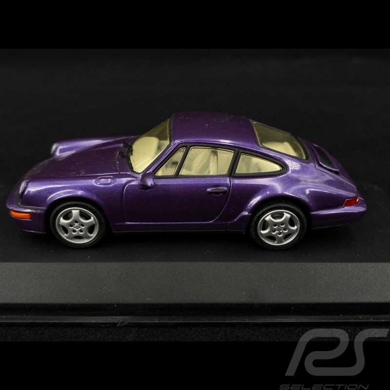 Porsche 911 Carrera 2/4 type 964 1992 metallic purple 1/43 Minichamps MIN062122