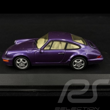 Porsche 911 Carrera 2/4 type 964 1992 metallic purple 1/43 Minichamps MIN062122