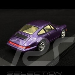 Porsche 911 Carrera 2/4 type 964 1992 metallic purple 1/43 Minichamps MIN062122