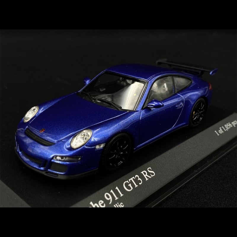 Porsche 911 GT3 RS Type 997 2006 Cobalt Blue Metallic 1/43 Minichamps ...